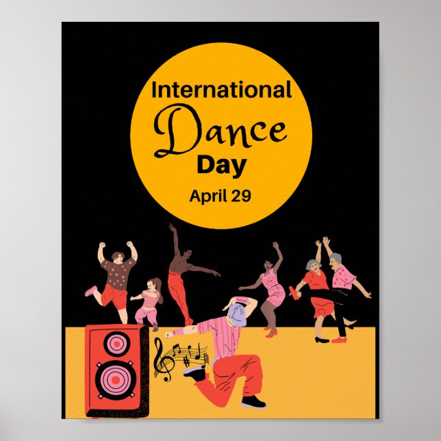 International Dance Day | World Dance Day Poster (Front)