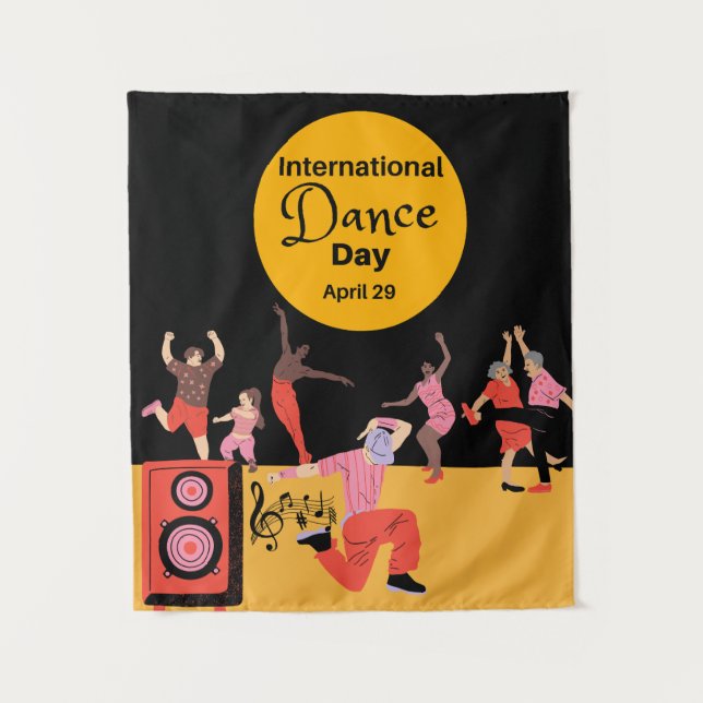 International Dance Day | World Dance Day Tapestry (Front)