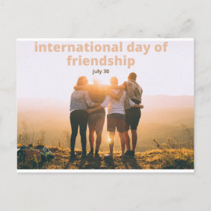 international day of friendship postcard
