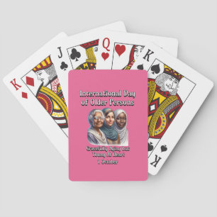 International Day of Older Persons. 1 October  Playing Cards