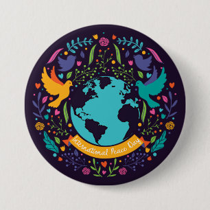 International Day of Peace 3 Inch Round Button