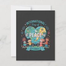 International Day of Peace Cute Children Holding H
