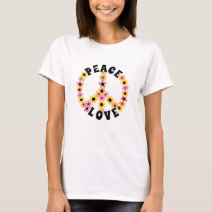International Day of Peace Love Flower T-Shirt