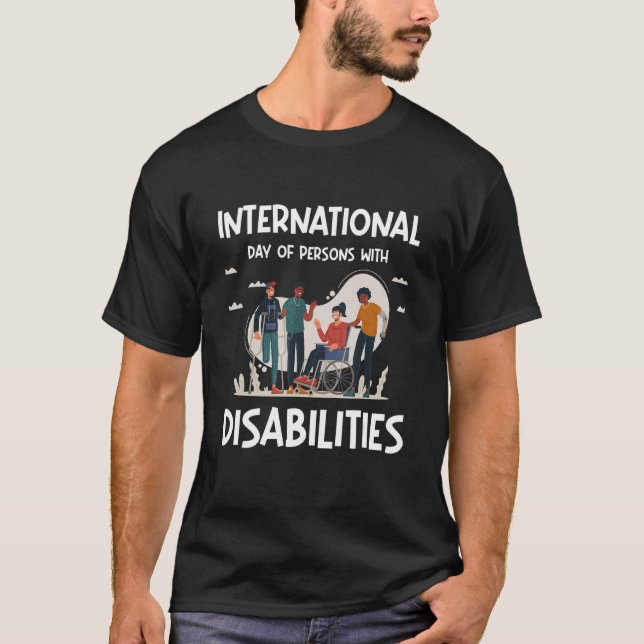 International Day Of Person With Disabilities T-Shirt (Front)