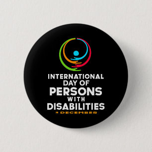 International Day of Persons with Disabilities 3 2 Inch Round Button