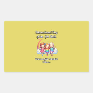 International Day of the Girl. Girl Potential. Sticker