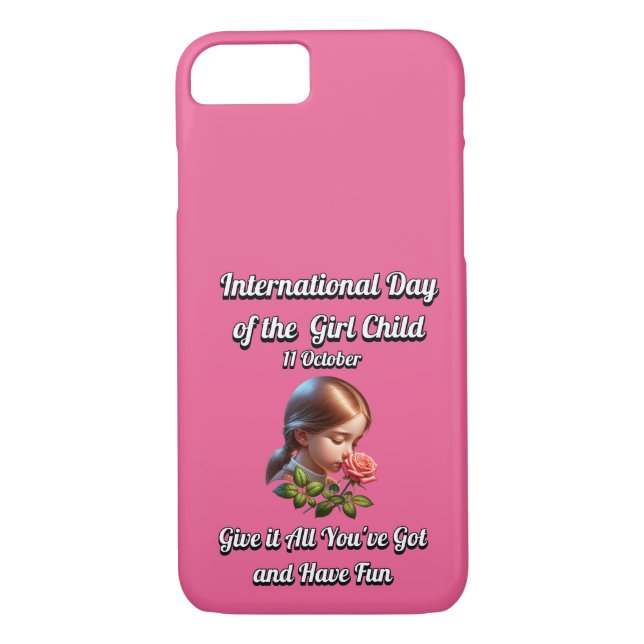 International Day of the Girl. Have Fun Case-Mate iPhone Case (Back)