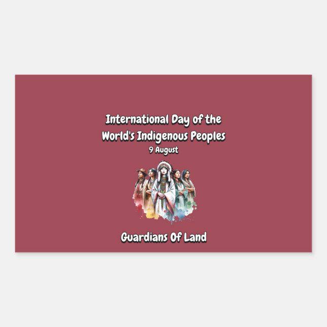 International Day of the World's Indigenous People Sticker (Front)