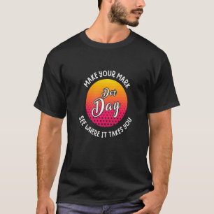 International Dot Day 2022 Vintage Sun Set Make Yo T-Shirt