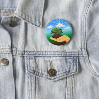 International Earth Day 2 Inch Round Button