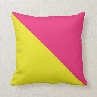 International Flag Code pillow- Letter O (Oscar) Throw Pillow