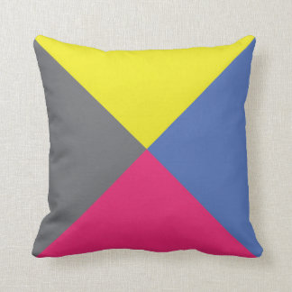 International Flag Code pillow- Letter Z (Zulu) Throw Pillow