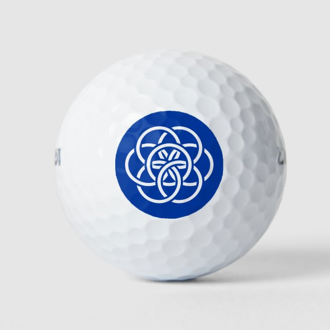 International Flag of Planet Earth Golf Balls (Front)