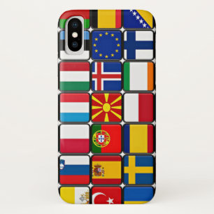 International flags collection, world flags Case-Mate iPhone case