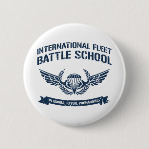 International Fleet Battle School Ender 2 Inch Round Button