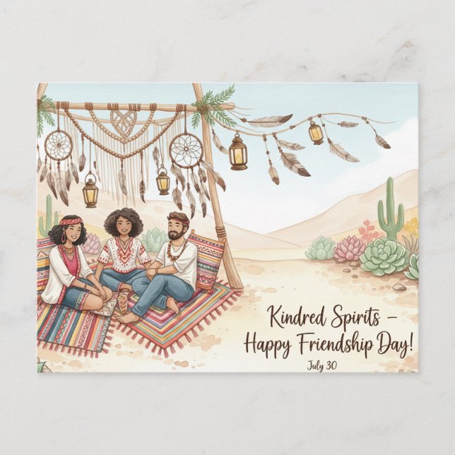 International Friendship Day Postcard (Front)
