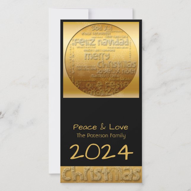 International G Greeting Xmas Personalized PhotoC Holiday Card (Front)