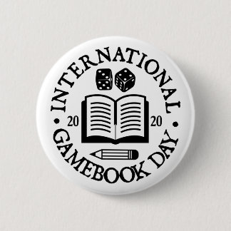 International Gamebook Day Badge 2 Inch Round Button