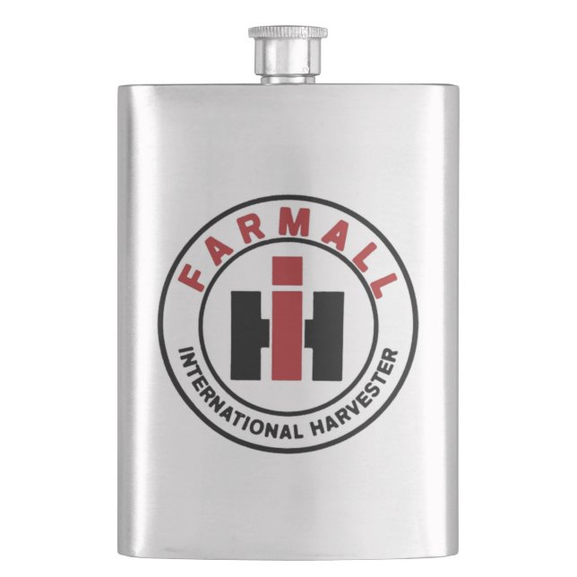 International Harvester - Farmall Whiskey Hip Flask (Front)