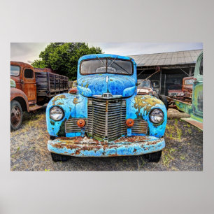 INTERNATIONAL HARVESTER TRUCK  1946 POSTER