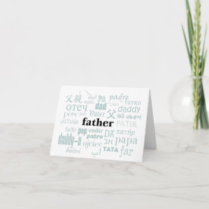 International Language of Dad Card