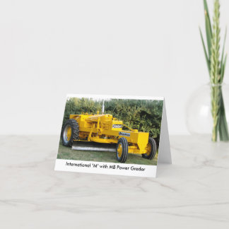 International "M" with MB Power Grader Card