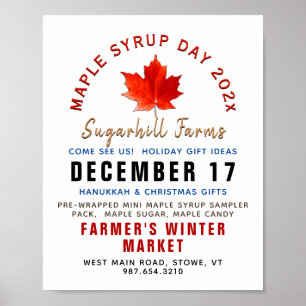 International Maple Syrup Day Promotional Poster