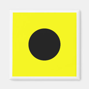 International Maritime Signal Flag INDIA Magnet