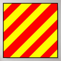 International maritime signal flag letter nautical