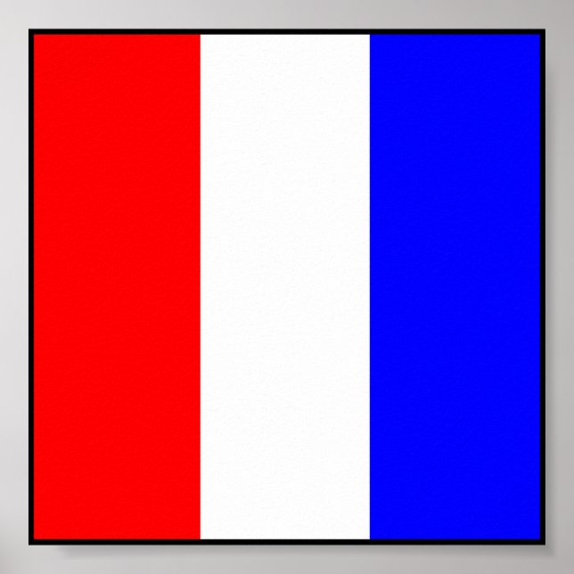 International maritime signal flag letter nautical poster (Front)