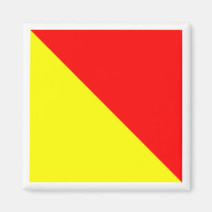 International Maritime Signal Flag OSCAR Magnet