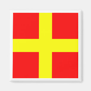 International Maritime Signal Flag ROMEO Magnet