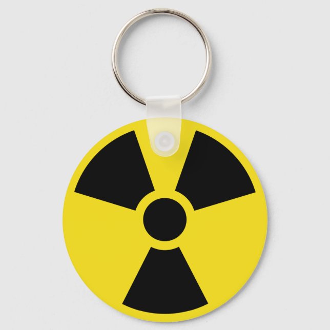 International Nuclear Sign Keychain (Front)