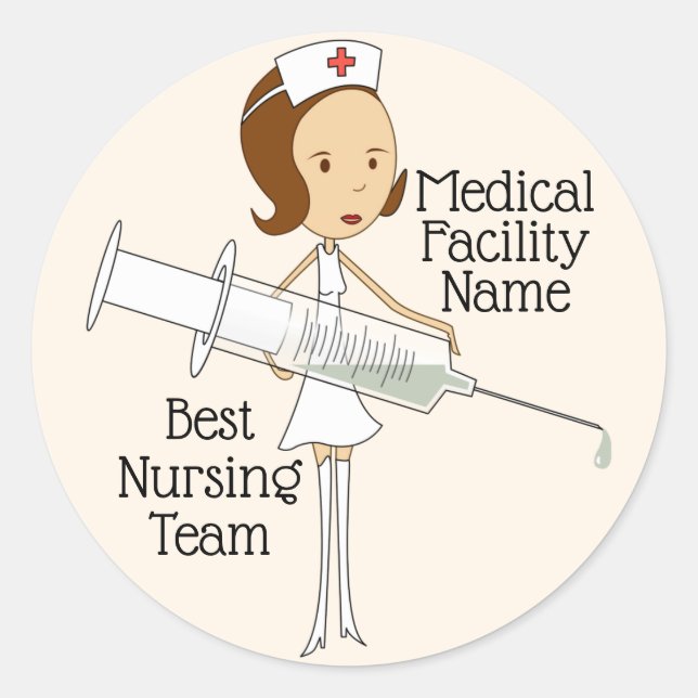 International Nurses Day Classic Round Sticker (Front)