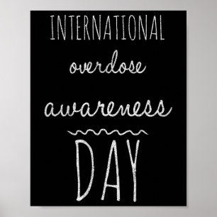 International Overdose Awareness Day 4  Poster