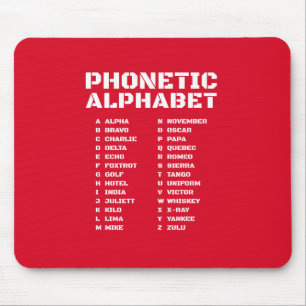International Phonetic Alphabet Canada  Mouse Pad