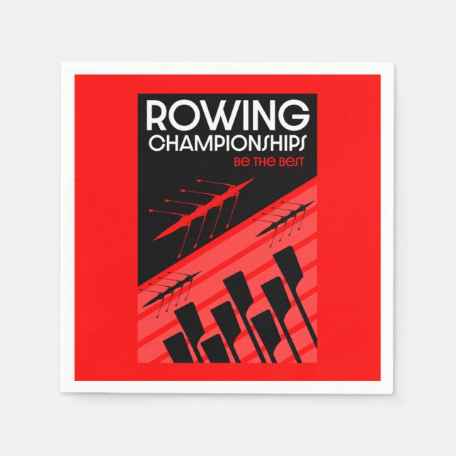 International rowing napkin (Front)