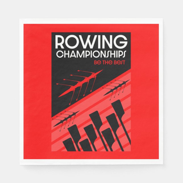 International rowing napkin (Front)
