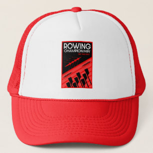 International rowing trucker hat