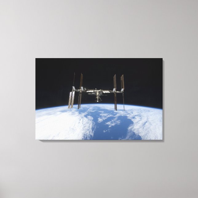 International Space Station 11 Canvas Print (Front)