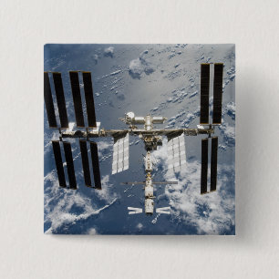 International Space Station 14 2 Inch Square Button