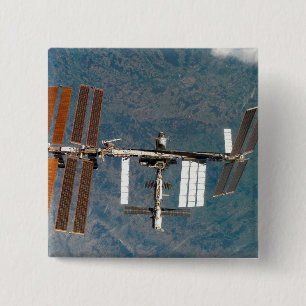 International Space Station 15 2 Inch Square Button