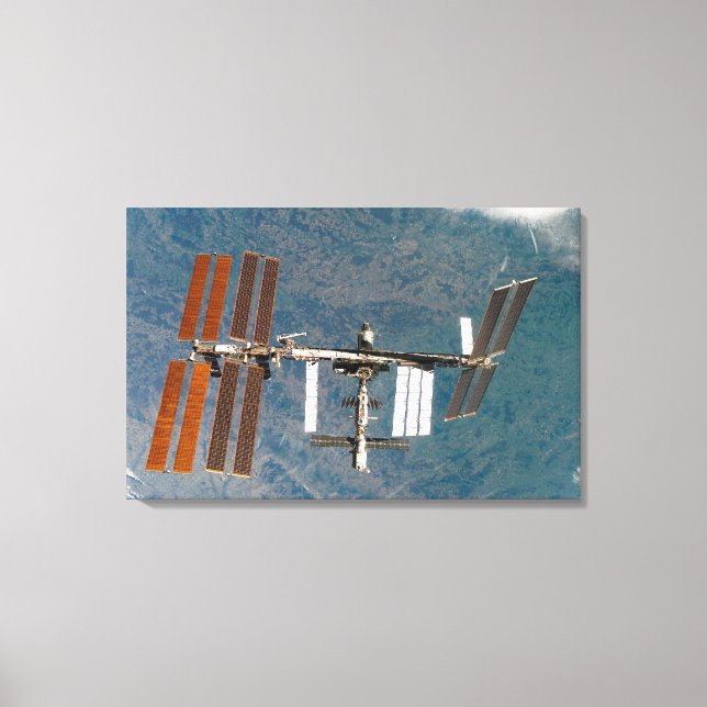 International Space Station 15 Canvas Print (Front)