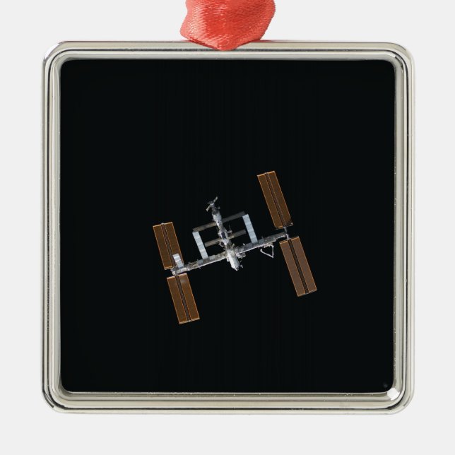 International Space Station 16 Metal Ornament (Front)