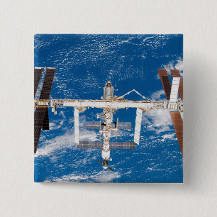 International Space Station 17 2 Inch Square Button