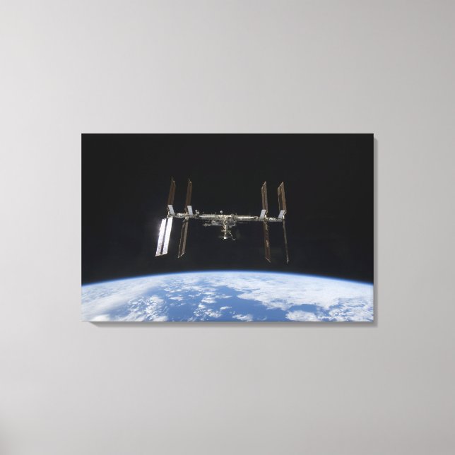 International Space Station 19 Canvas Print (Front)
