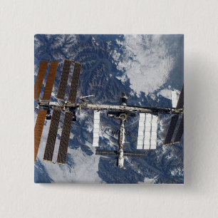 International Space Station 22 2 Inch Square Button