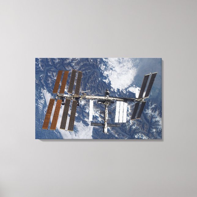 International Space Station 22 Canvas Print (Front)