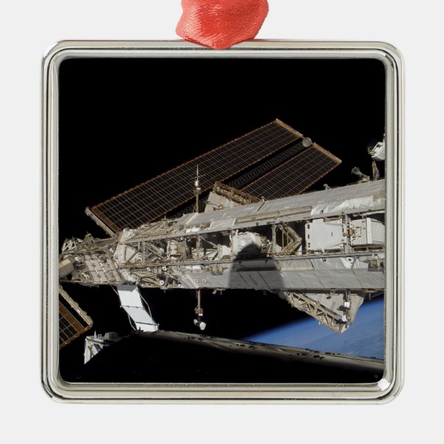 International Space Station 23 Metal Ornament (Front)