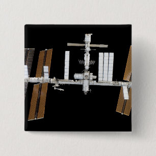 International Space Station 26 2 Inch Square Button